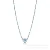 Ism ketting T Sier V goud materiaal mode elegante super onsterfelijke diamanten trifolium lichte ketting hanger