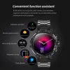 Ny utomhus Smart Watch Men Full Screen Display Voice Calling Health Sport Watch Men's IP67 Waterproof Men Smartwatch för Huawei