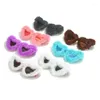 Sunglasses Plush Frame Heart Shape Lens Small Adult Carnivals Spring Summer Camping Travel DXAA