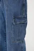 Jeans da uomo Abbigliamento da lavoro allentato da uomo Multi-tasche Cargo Dritto Motocicletta vintage Giappone Corea Pantaloni casual in denim Pantaloni lunghi da motociclista