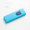 Rechargeable electronic USB flameless Cigar Touch Lighter With plastic bag package 10 Colors Choose Smoking Inductive Lighters Tool Accessories