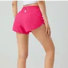 2024 LL Women Sports Yoga Shorts Stroje Zamink Zamruk 14 kolorów odzież sportowa Oddychająca ćwiczenie Fitness Zużycie krótkie spodnie Dziewczęta z LU88240x xjom
