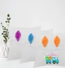 5 styles Pâques Polyester Lapin Oreille Taie d'oreiller Sublimation Festival Décor À La Maison Housse De Coussin Pour DIY Cadeau De Famille Transfert De Chaleur Co7691245