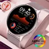 Neue HD 360 * 360 Bildschirm Smart Watch Frauen Männer Smartwatch IP67 Wasserdichte Pulsmesser Uhr für Android iOS Samsung