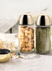 Bouteilles de stockage 3 / Pcs 900ml couvercle de bocal en verre avec des pots de tasse gradués et des couvercles pour la cuisine de bonbons de nourriture de céréales de thé