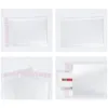 Sacs de rangement 50 Pcs Express Bubble Bag Blanc Auto-scellant Emballage Antichoc Poly Mailer Pe