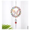 Decoratieve beeldjes Roteren Wind Spinner vlindervogels Home Decor Kamer Tuinhangende Decoratie Outdoor Balkon Crystal Chime