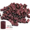 100/50PC Paski do szlifienowania do elektrycznego manicure maszyny 180/120/80 GRIT Paznokcie Pliki na szlifowanie Pliki Plecena Pedicure Zestaw narzędzia Bend261 Narzędzia do paznokci