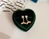 Stud Earrings 925 Sterling Silver Little Mermaid Natural Freshwater Pearl Zircon Inlaid Stylish Lovely 5-6mm Gift For Woman EG