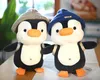 Ny Little Penguin Plush Doll Cute Penguin Toy med hatt som en gåva i lager