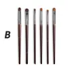 Cosmetic 2/6 pcs Makeup Eye Shadow Brush Set Goat Hair Tool Ultra Soft Make Up Tapered Blender Diffuse Kit Cut Crease Brush Makeup Tools AccessoriesMakeup Brushes