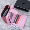 Portafogli Moda Breve Portafoglio da donna in pelle di cera d'olio Retro Mini Hasp Zipper Portamonete Porta carte Piccola borsa per soldi da donna