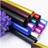 Gift Wrap Platinum Watertproof Paper Packing Papers Colorf Glossier Diy Pure Color Packag Materials Party Backdrop Arrange 11 5cy Dr DH1WJ