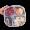 Kommen campinggerechten Cafetaria Trays voor kinderen bord snack diner borden compartiment lunch sectie mini