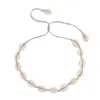 Bohemiska naturliga skal halsband sommar smycken strand conch shell choker snäckskal krage mode tillbehör för kvinnor tjej present mode smyckennecklace