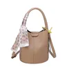 Borse da sera Borse a secchiello classiche da donna Borse da donna in pelle alla moda Tinta unita con cinturino lungo Borsa a tracolla dal design di lusso Lady Satchel