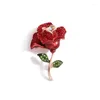 Broscher emalj växt brosch vacker ros solros stift fjäder färger tillgängliga pärlsmycken hög kvalitet