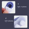 Snoring Cessation Smart Electric Anti-Snoring Device Better Breathing Avoid Apnea Syndrome Twin Turbo Air Snoring Anti-Snoring Device Portable 230419