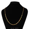 Choker Wholesale High Quality Cool Men Fashion Jewelry 18K Gold Color Copper