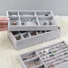 Sieraden zakjes zakken fluweel doos draagbare display organizer lade houder ring oorrang ketting bracelet opslag showcase voor meisje wynn22