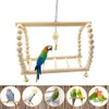 Bird Parrot Swing Chewing Toys Hanging Bell for Small Parakeets Cockatiels Conures Finches Budgie Macaws XBJK2304