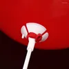 Parti Dekorasyonu 30cm Beyaz Balon Çubuk Kutup Plastik Çubuklar Tutucu Kupası Doğum Günü Noel Düğün Balon Aksesuarları