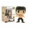 Action Toy Figures Funko Pop Bruce Lee 218 219 PVC Figure Collectible Modèle Toys Childrens Anniversaire Drop Del Dhy1o