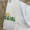 Kadınlar İki Parçalı Pantolon SS Girly Tatlı Takım Kadınlar Güzel Mektup Baskı Çok Yönlü T-Shirt Gevşek Sokak Günlük Şortları Takım Unisex Basit Ev Giyim 230418