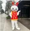 Promosyon Maskot Kostümleri Paskalya Tavşan Maskot Kostümleri Cadılar Bayramı Karikatür Yetişkin Boyutu Fantezi Elbise