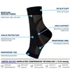 Heren sokken compressie geschikt voor plantaire fascia voet enkel anti-vermoeidheid mouw maat EU 41-45