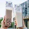 Butelki do przechowywania 1PCS Plastikowy kubek lodówki duża pojemność mleka gospodarstwa domowego świeże 500 ml1000 ml sok owocowy napój butelkowy
