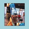 Garrafas de água Crystal Glass Bottle Drinkware Kettle Creative Gemstone Clear Cup Sports My 500ml Christmas Ano Novo Drop Deliv Dhzwy