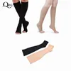 5 ПК носки Hosiery SXL Elastic Open Toe Toe колена с высоким содержанием чулок сжатия.