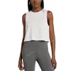 NWT Quick Dry Cotton Fitness Gym Sport Crop Tops Mulheres Anti-suor Loose Fit Yoga Running Sexy Tank Top Colete Sportswear YogaYoga Camisas camisas de yoga