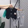 Abbigliamento per bambini 2023 Primavera Autunno Toddler Boys Abbigliamento Top Coat Pantaloni Abiti Abbigliamento per bambini Tute sportive per ragazzi Set di abbigliamento