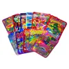 3.5g laser packing bags mylar dry flower packets hologram empty package ice cream packaging bags holographic pack stand up