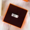 H pierścionek dla kobiety projektantki para pozłacane 18-karatowy diament T0P najwyższy licznik zaawansowane materiały marka projektant luksusowy prezent na rocznicę biżuterii z pudełkiem