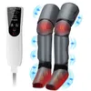 Benmassagers Benluftkomprimeringsmassager uppvärmd för fot och knä främjar blodcirkulation och lindra smärta i benens fötter och knän 230419
