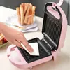 Andra köksverktyg 650W Sandtillverkare Nonstick Waffle Toaster Muffin Multifunktionell frukostmaskin Egg Omelette Pan Panini Tool 231118