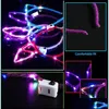 Autres Fournitures De Fête D'événement Led Light Up Lunettes Lapin Chat Oreille Couronne Bandeau Néon Mardi Gras Volets Rougeoyants Lunettes Anniversaire We Dhr3F