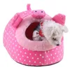 Small Animal Supplies Pet Mini Cotton Nest Cute Shape Winter Warm Bed House Accessories For Hamster Rabbit Guinea Pig 231118