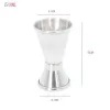 Measuring Cup Cocktail Liquor Bar Measuring Cups Stainless Steel Jigger Bartender Drink Mixer i0420