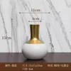 Vasos estilo chinês rachado eletroplatado Golden Ceramic Vas