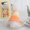 Vêtements pour chiens Pet Cat Clothes SpringSummer Chiot Costume deux pièces avec bretelles florales Jupe Teddy