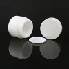 20g 30g 50g Jar de vidro Jar de porcelana de porcelana cosmética com cobertura de revestimento PP interno para creme de rosto de bálsamo labial