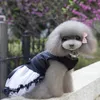 犬のアパレルチュートゥドレスキラキラ弓弓スカートペットペット服子犬衣装ソフトアンドソリッドカラーHG99