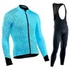 Cycling Jersey Sets Autumn Cycling Jersey Set Cycling Clothing Suit Maillot Cyclisme Homme Mens Long Sleeve MTB Bike Road Pants Bib Ropa Sport 231120