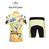 Cycling Jersey Sets KEYIYUAN High Quality Kids Cycling Clothing Suit Boy Girl Bike Jersey Set Child Short Sleeve MTB Wear Riding Bicycle Clothes 231120