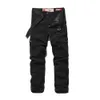 Casual Cotton Tactical Cargo Pants 7 Färger Hösten Multipla fickor Plus Size Sukajan Svett Billiga lastbyxor 5705#