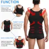 Men's Tracksuits Mens Body Shaper Belly Reducing Shapewear Abs Abdomen Slimming Compression Shirts Corset Top Fitness Hide Gynecomastia Underwear 230419